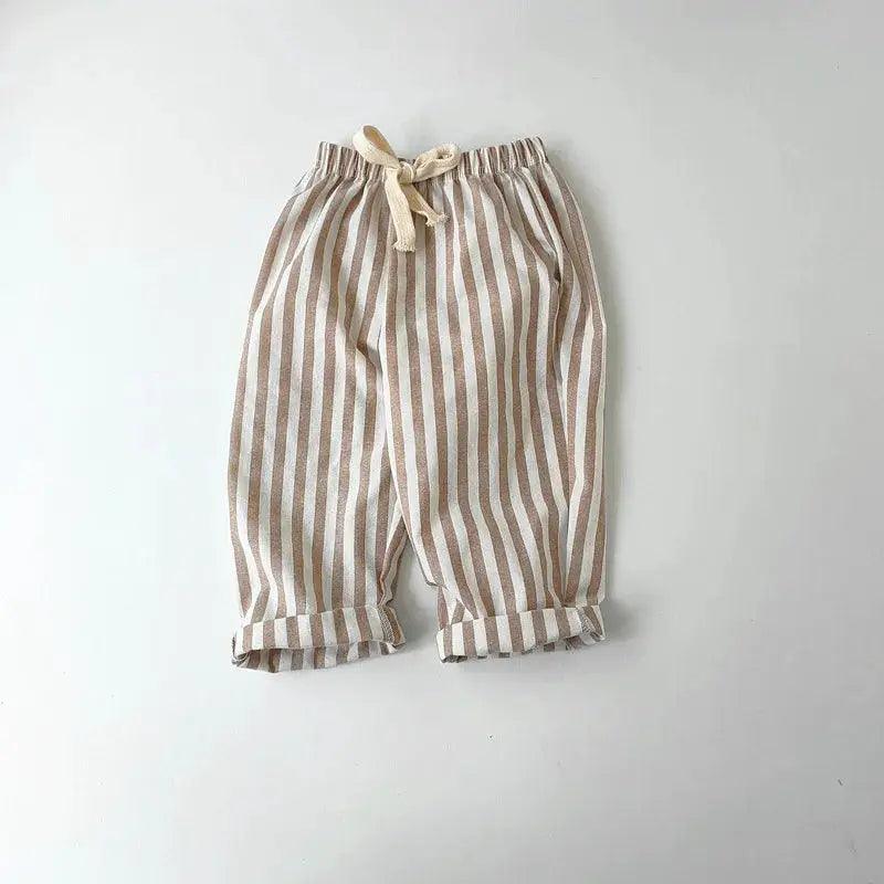 Breathable Linen Cotton Kids Pants Unisex -  ToylandEU™