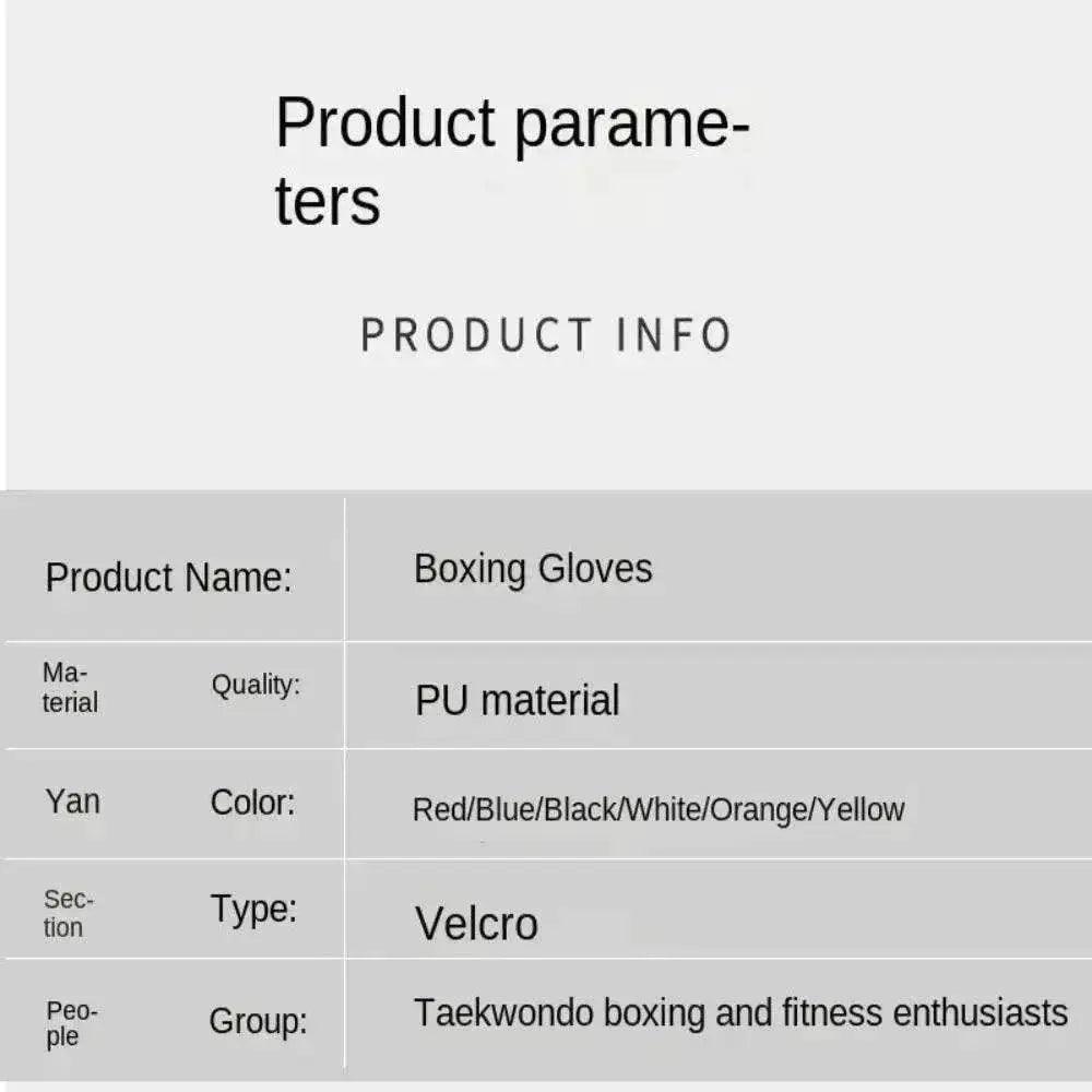  Breathable PU Boxing Gloves Training Unisex Toyland EU -  ToylandEU™