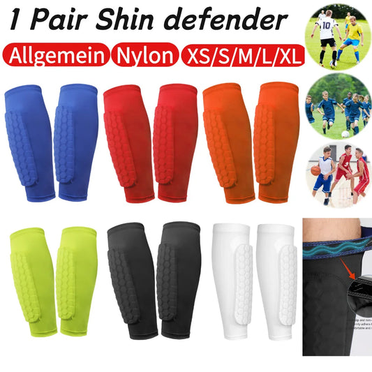 Breathable Shin Defender With Honeycomb Pads For Soccer - ToylandEU