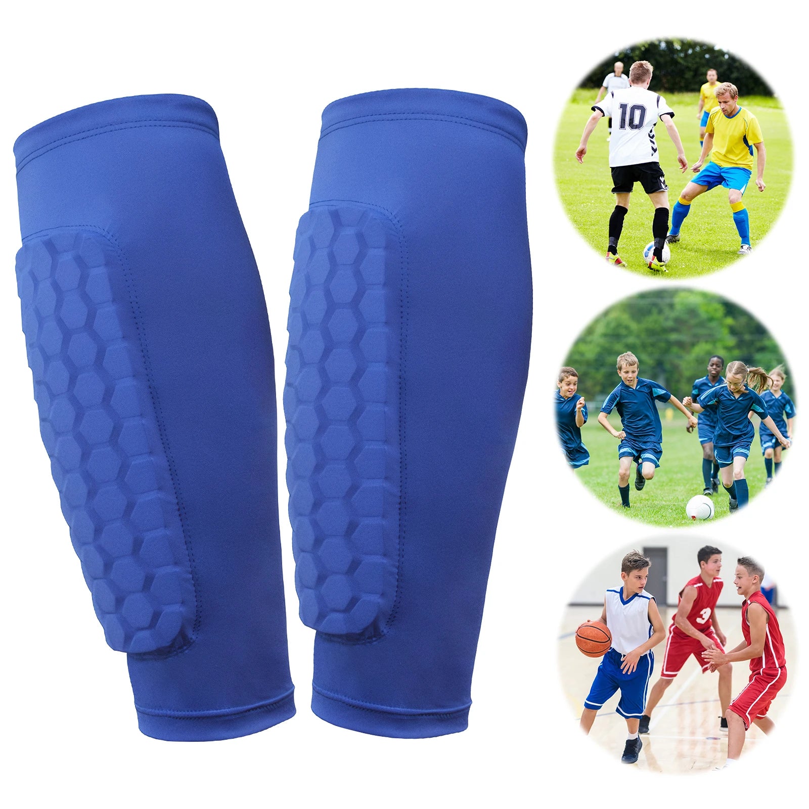 Breathable Shin Defender With Honeycomb Pads For Soccer - ToylandEU
