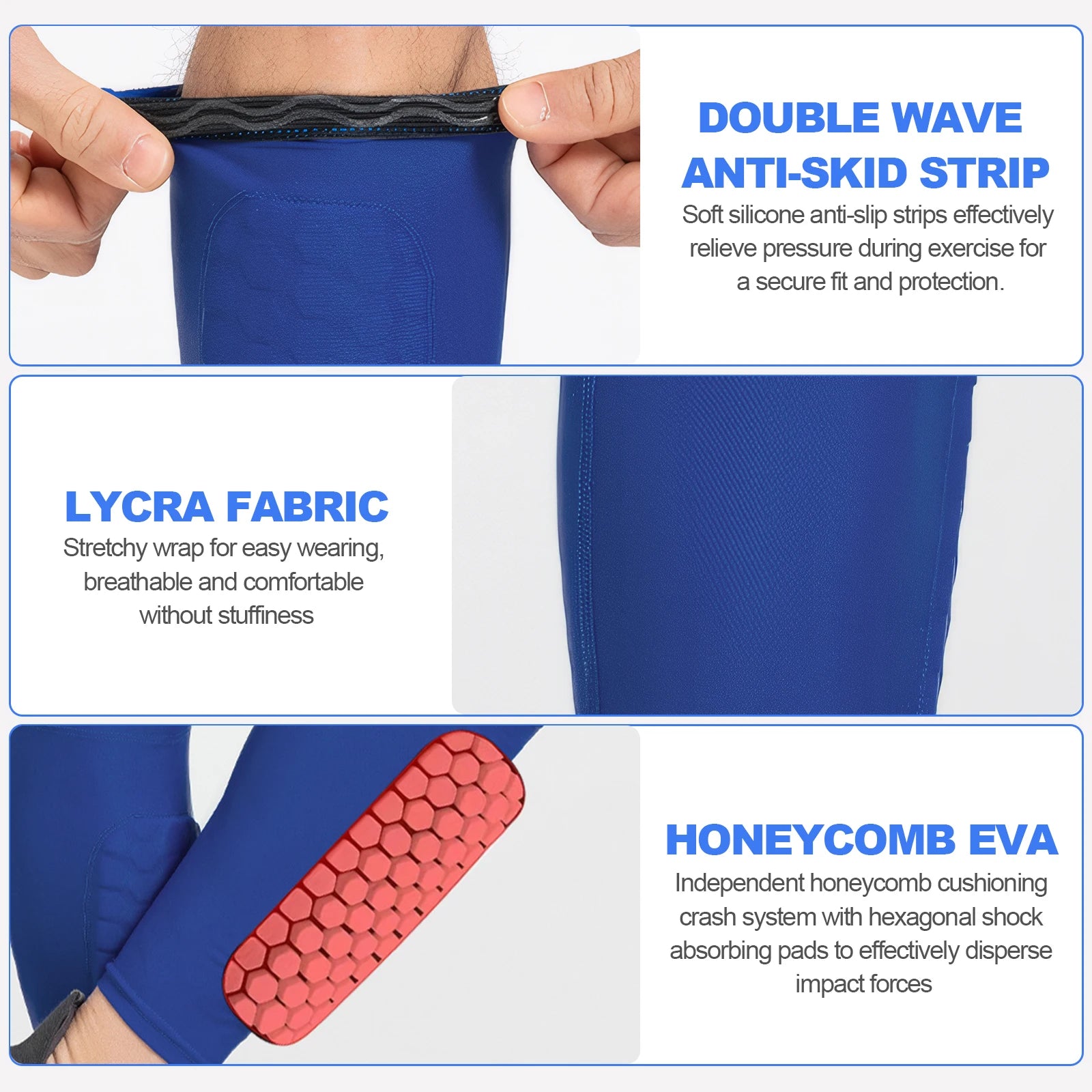Breathable Shin Defender With Honeycomb Pads For Soccer - ToylandEU