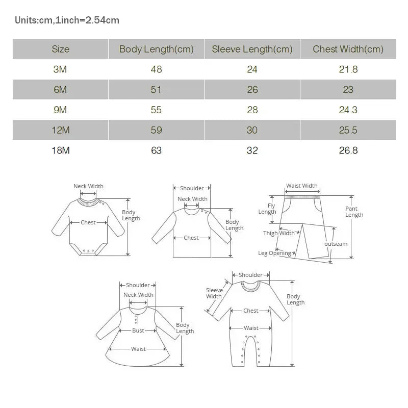 Breathable Soft Cotton Unisex Baby Romper Long Sleeve - ToylandEU