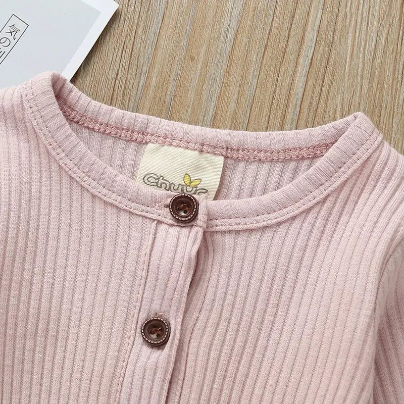 Breathable Soft Cotton Unisex Baby Romper Long Sleeve - ToylandEU