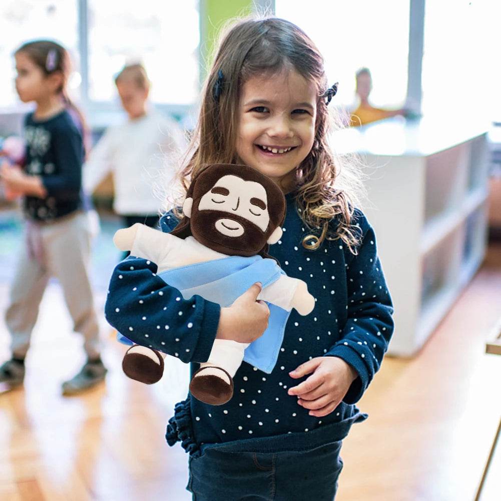 Breathing Jesus Plush Toy 32cm Soothing Stuffed Doll - ToylandEU