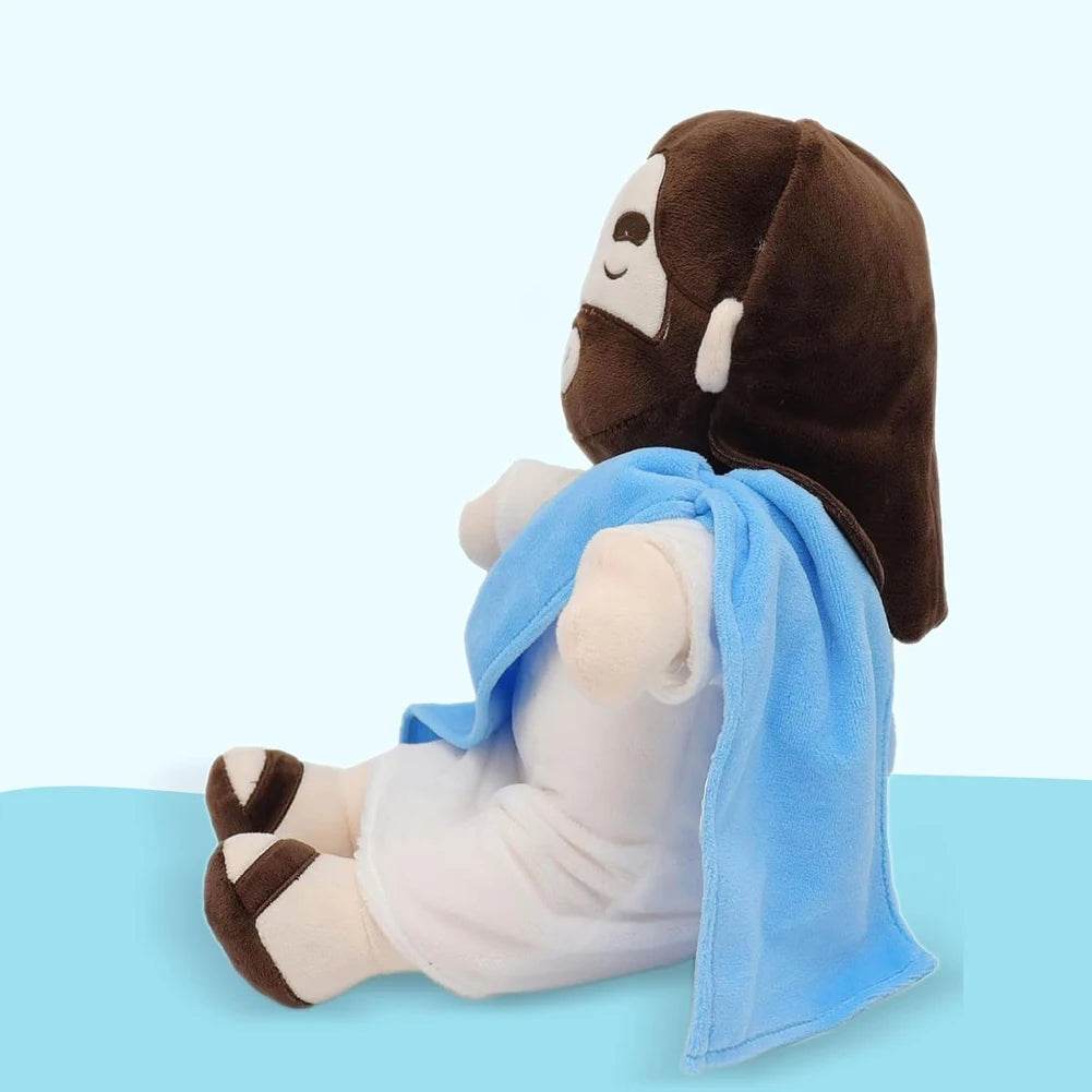 Breathing Jesus Plush Toy 32cm Soothing Stuffed Doll - ToylandEU