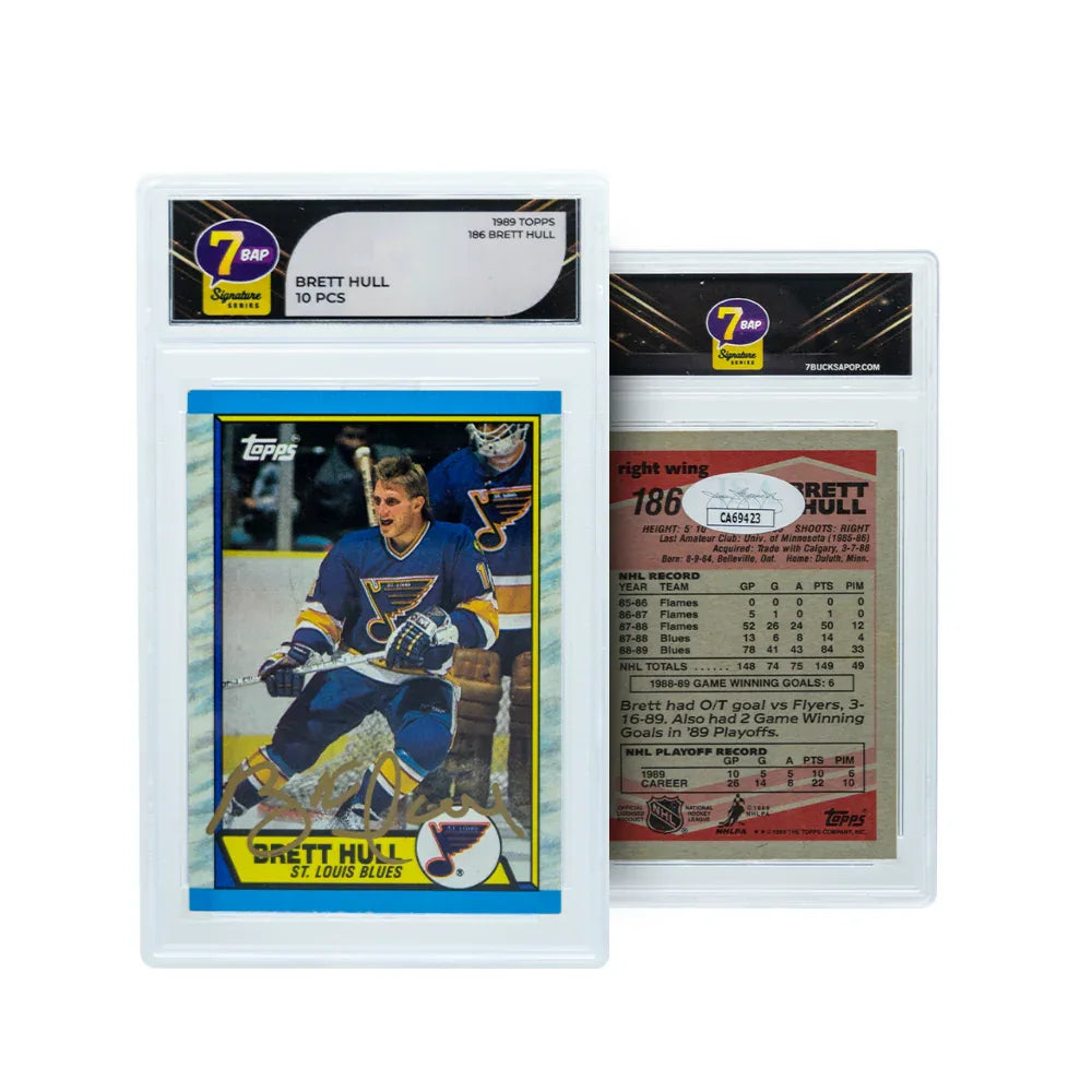 Autographed Hockey Cards Signature Series Featuring Hall Of Famers
