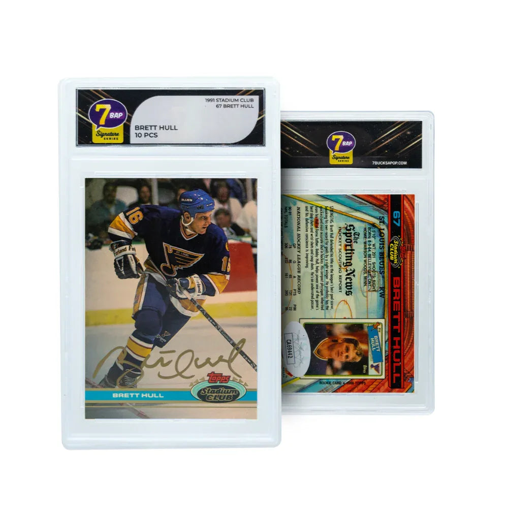 Autographed Hockey Cards Signature Series Featuring Hall Of Famers