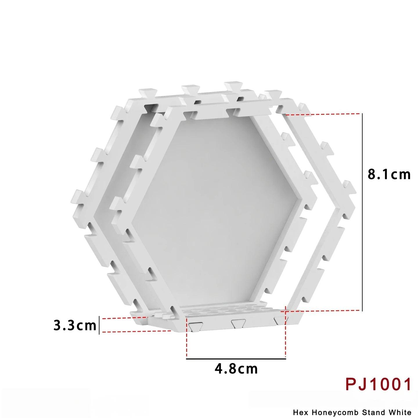 Brick Display Stand | Red Hex Interlock | Toylandeu™ 