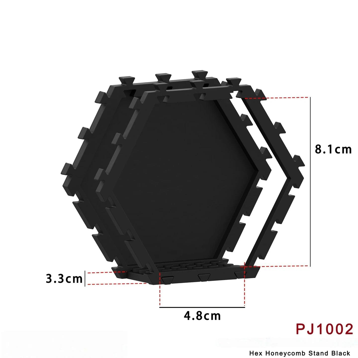  Brick Display Stand | Red Hex Interlock | Toylandeu™ 
