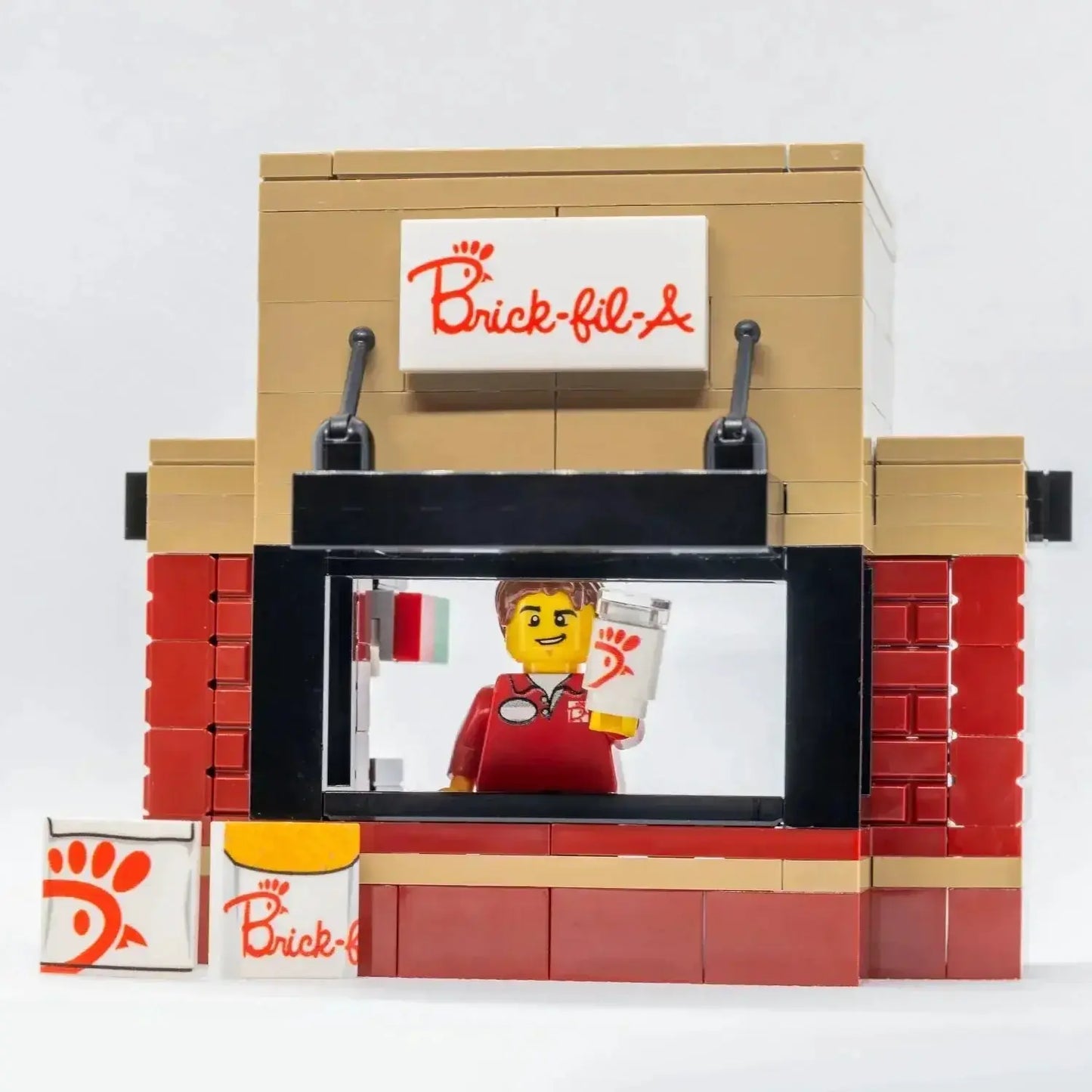 LEGO Minifig Food Stand With UV Printed Details Collectible - ToylandEU