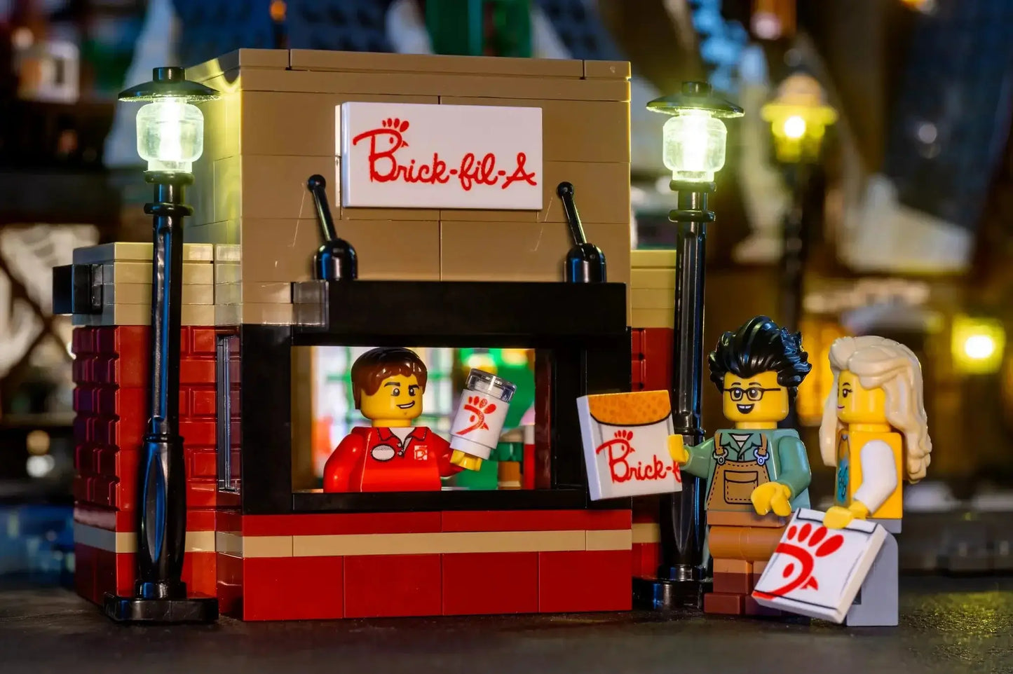 LEGO Minifig Food Stand With UV Printed Details Collectible - ToylandEU