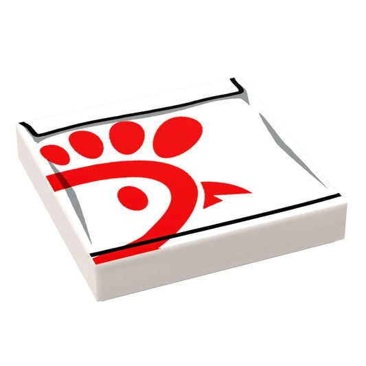 LEGO Brick Fil A Sandwich Bag Tile Premium Printed - ToylandEU