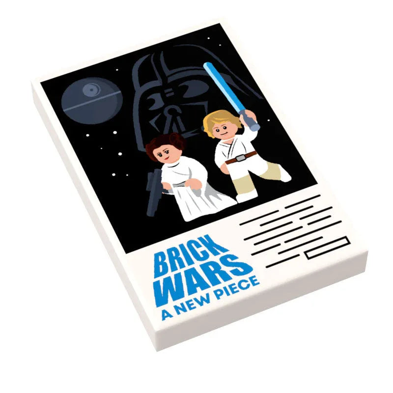 Brick Wars: A New Piece Movie Tile Cover made using LEGO tile - B3 Customs - ToylandEU