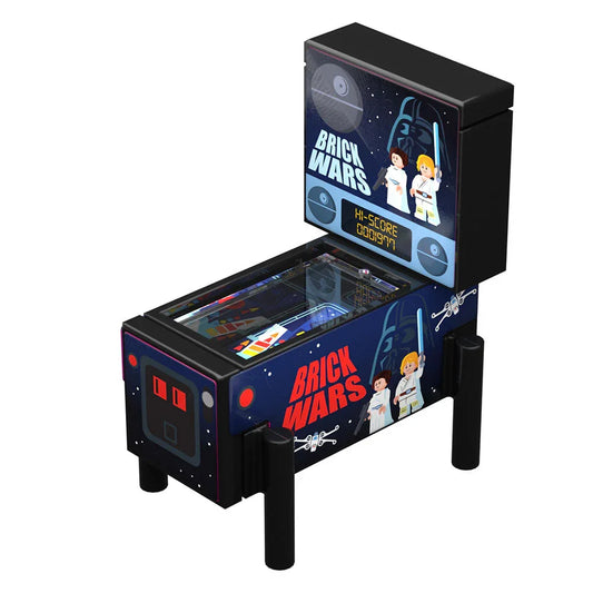 Brick Wars - B3 Customs Pinball Arcade Machine Building Set made using LEGO parts - ToylandEU