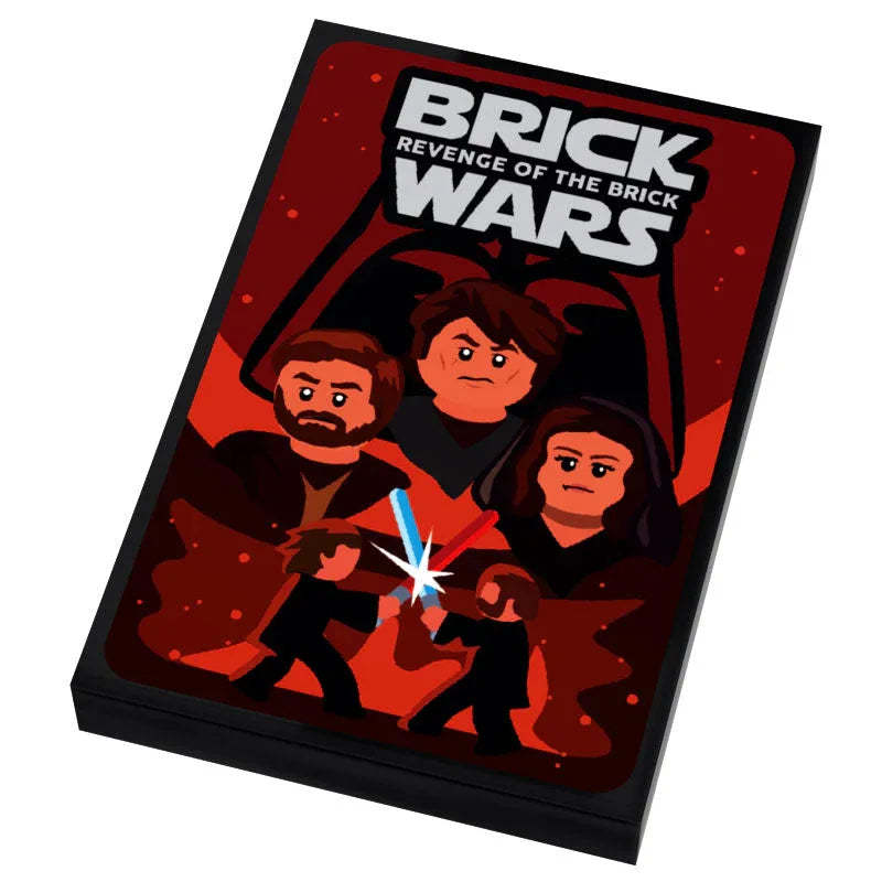 Brick Wars: Revenge of the Brick (EP. 3) Movie Tile Cover (2x3 Tile) - ToylandEU