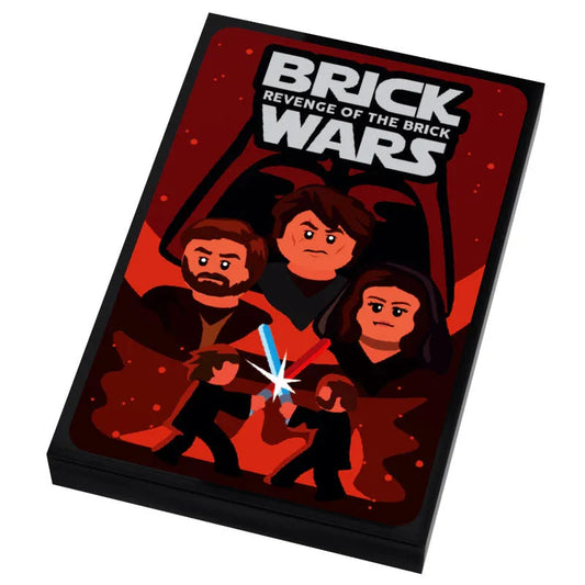 Brick Wars: Revenge of the Brick (EP. 3) Movie Tile Cover (2x3 Tile) - ToylandEU