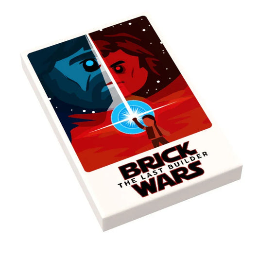 Brick Wars: The Last Builder (EP. 8) Movie Tile Cover (2x3 Tile) - ToylandEU
