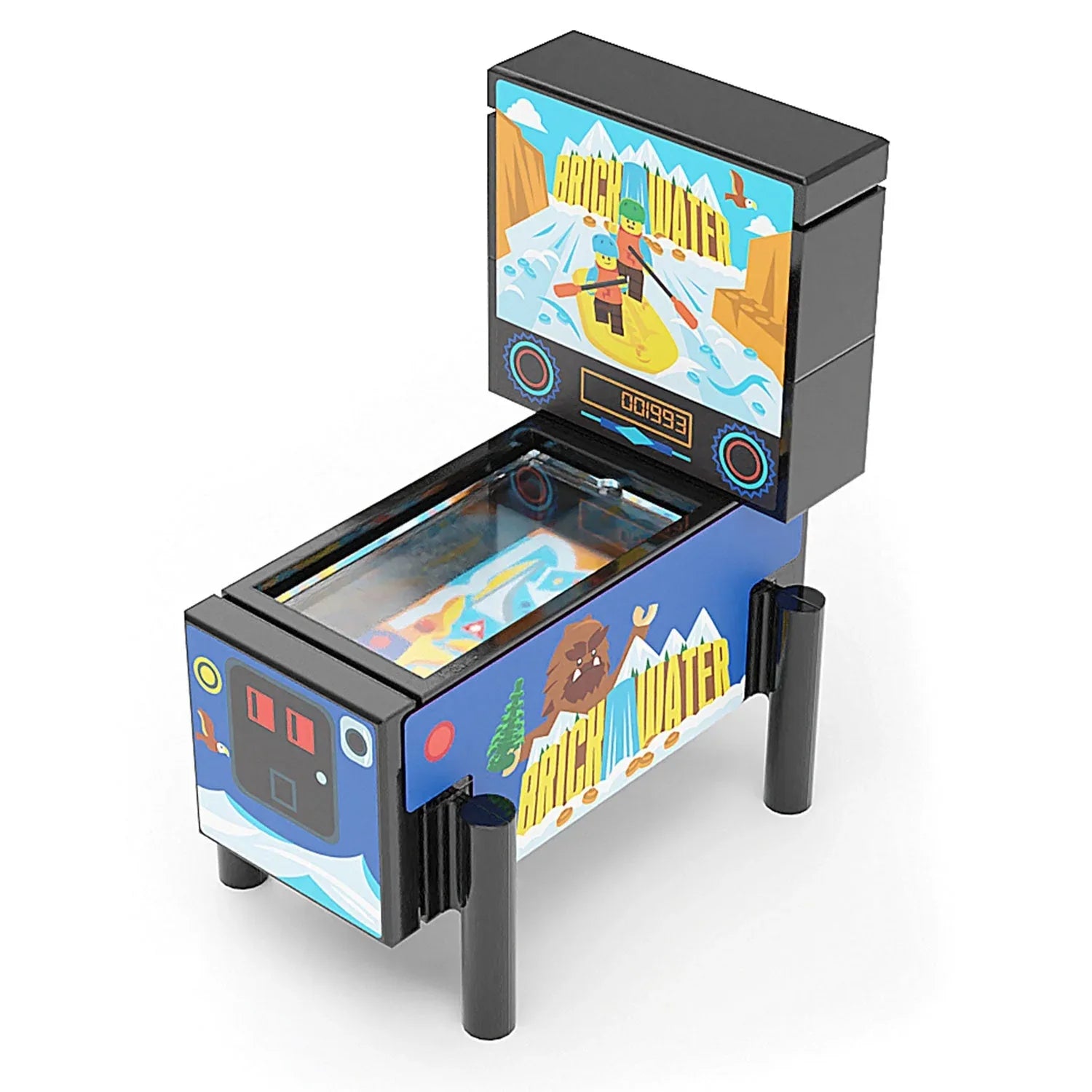 Lego Pinball Arcade Machine Building Set With Custom Decals - ToylandEU