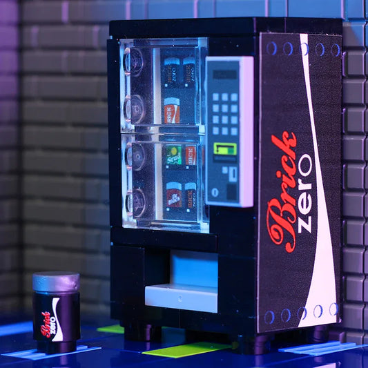 Lego Soda Vending Machine With Custom Printed Can Display - ToylandEU