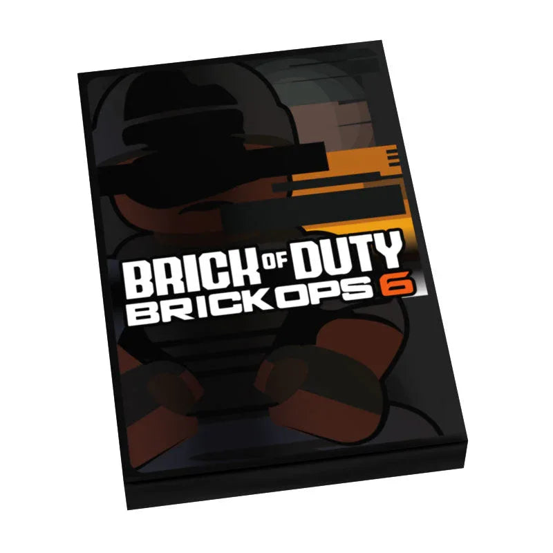 Brick of Duty: BrickOps 6 Video Game Cover (2x3 Tile) - ToylandEU