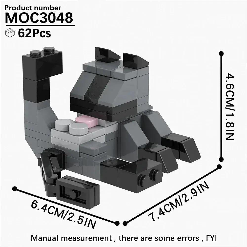  BrickHeadz Building Blocks Set Cute Kitten Ideal Gift -  ToylandEU™