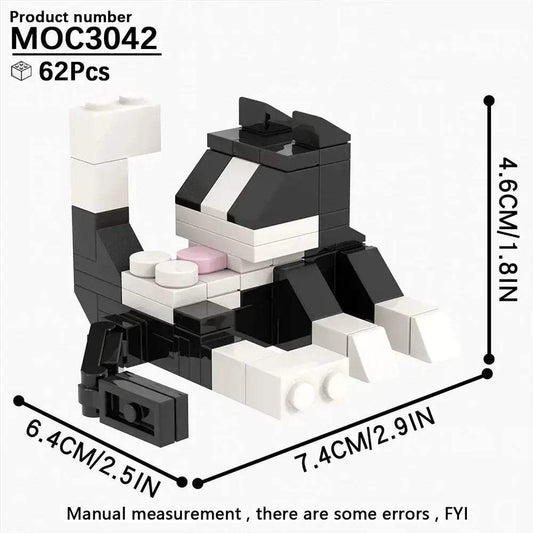  BrickHeadz Building Blocks Set Cute Kitten Ideal Gift -  ToylandEU™