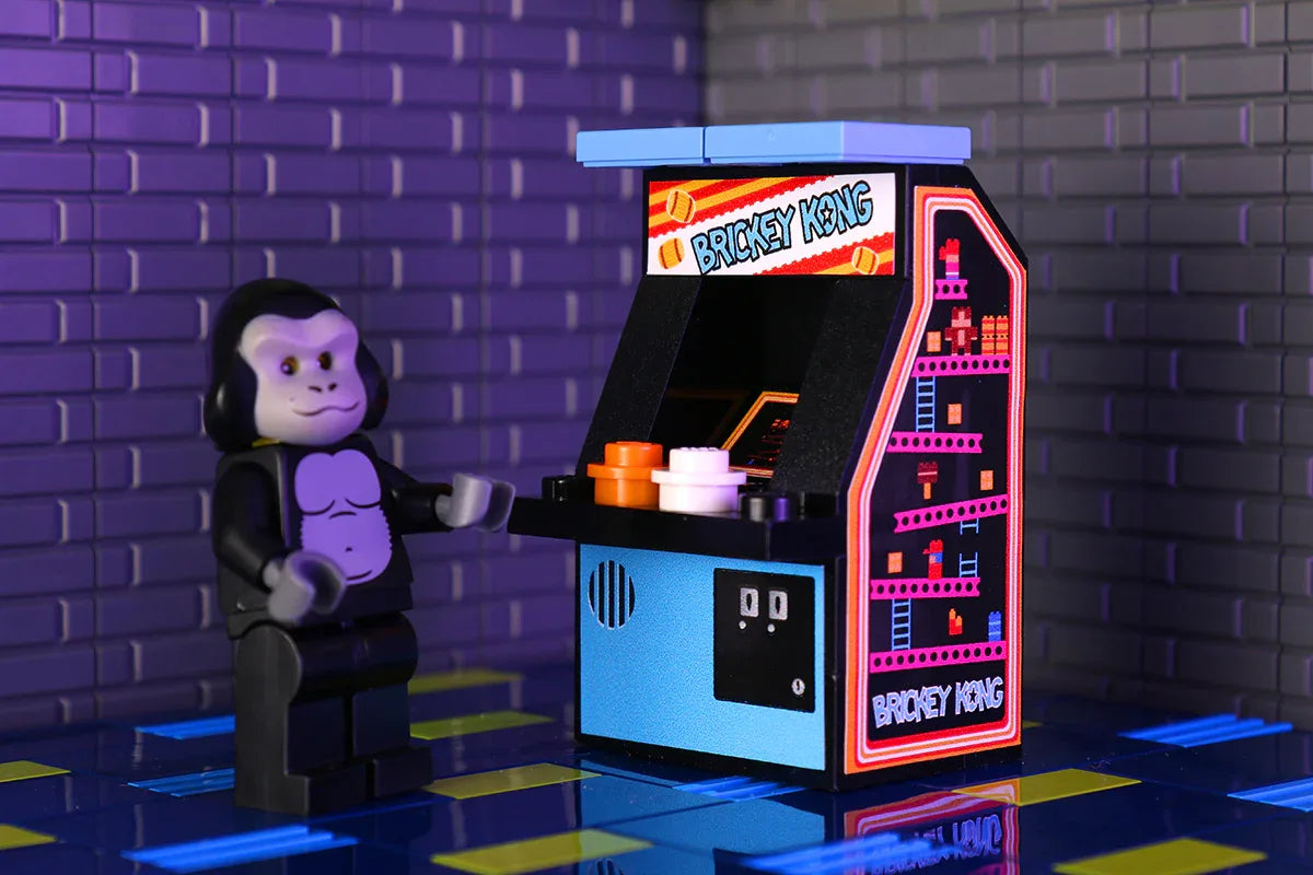 Brickey Kong - Custom Arcade Machine made using LEGO parts - ToylandEU