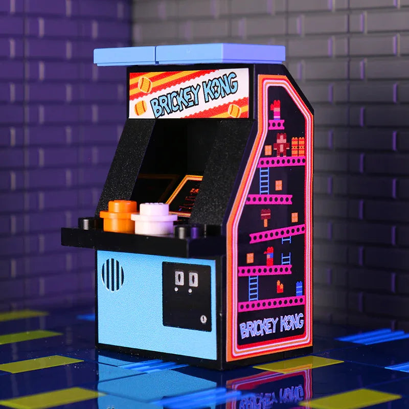 Brickey Kong - Custom Arcade Machine made using LEGO parts - ToylandEU