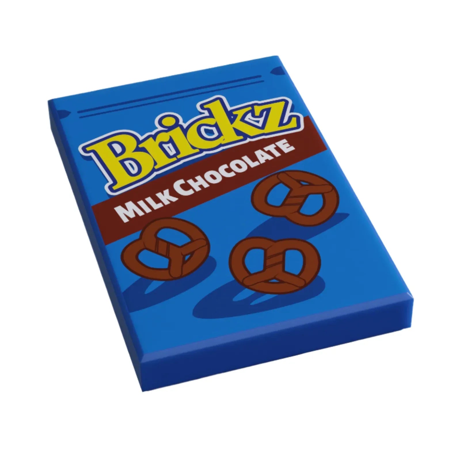 Premium Custom Lego Figure Tile 2x3 Pretzel Snack - ToylandEU