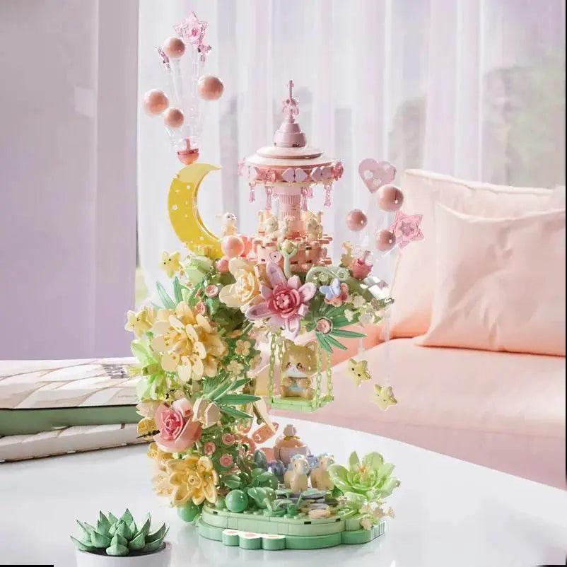  Bright 3D Building Blocks Lighting Carousel Toyland EU -  ToylandEU™