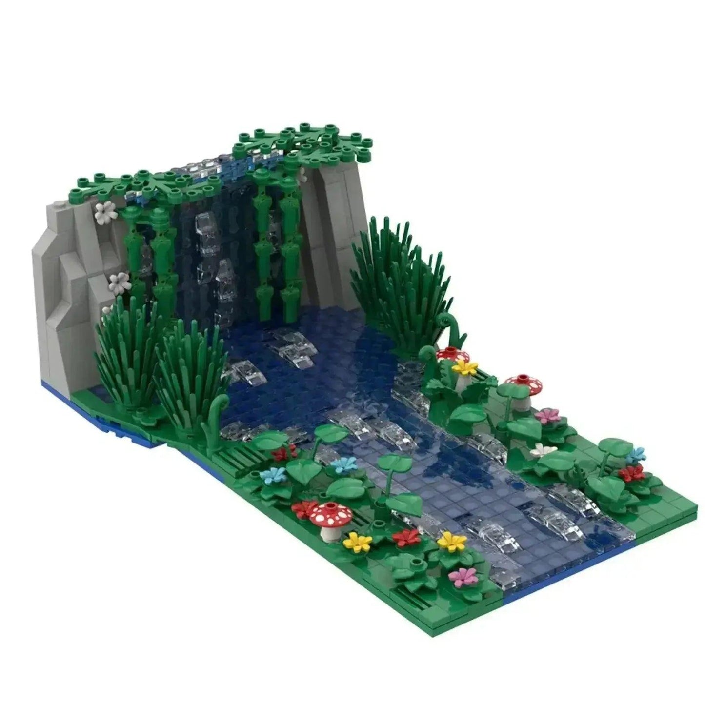  Bright 647Pcs Building Block Set Waterfall Toyland EU -  ToylandEU™