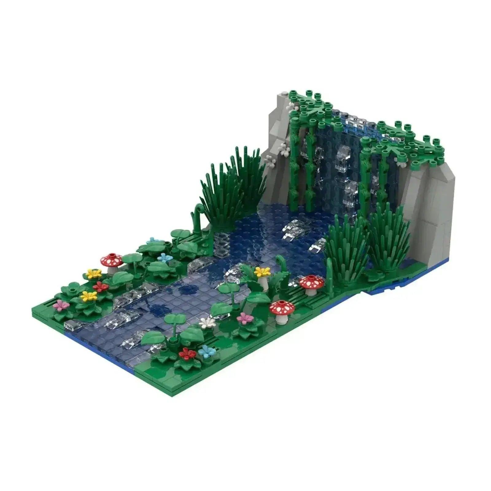  Bright 647Pcs Building Block Set Waterfall Toyland EU -  ToylandEU™