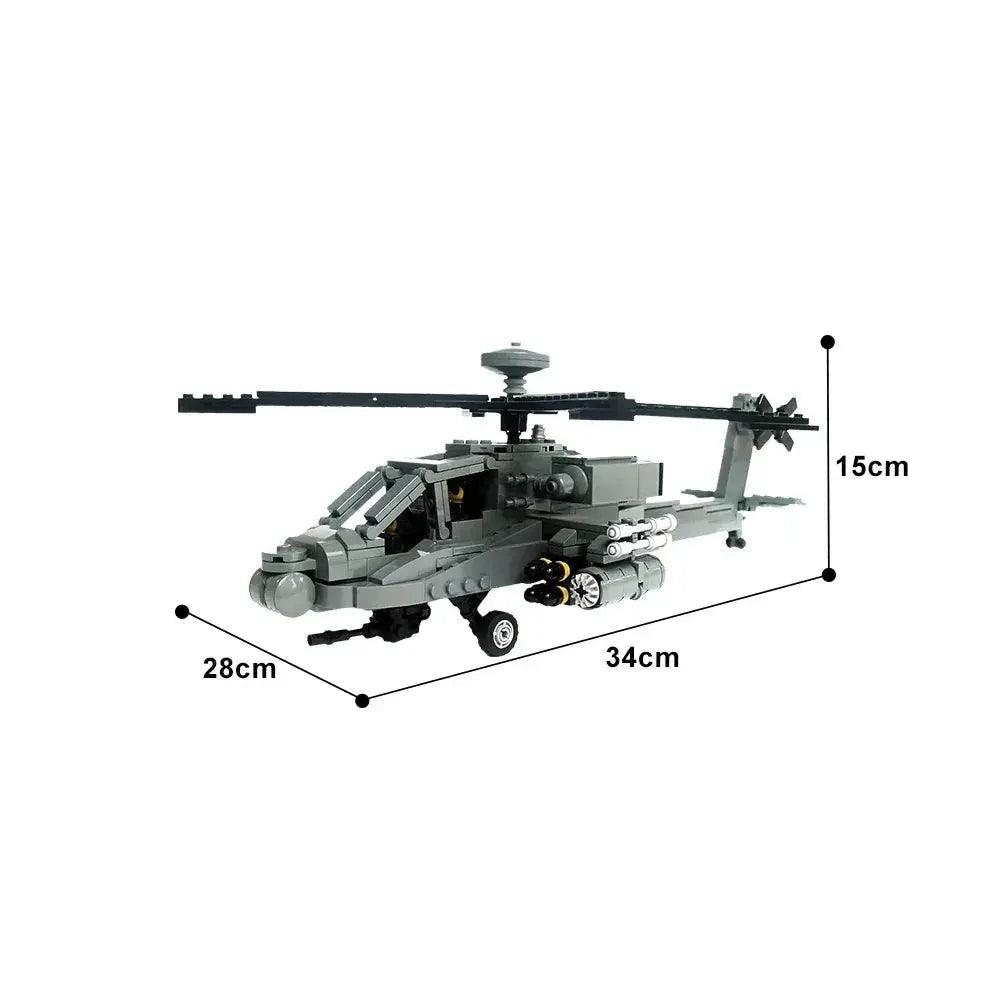  Bright AH64D Apache Longbow Block Kit Toyland EU -  ToylandEU™
