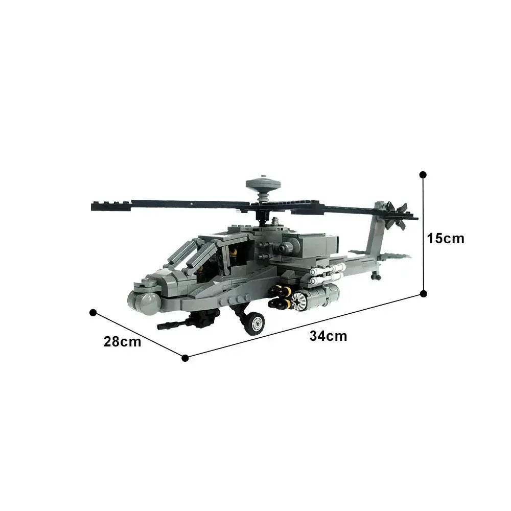  Bright AH64D Apache Longbow Block Kit Toyland EU -  ToylandEU™