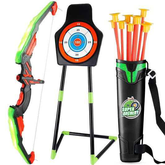Bright Archery Toy Set Glow In The Dark Outdoor Adventure - ToylandEU