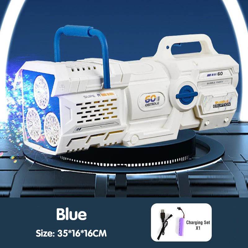 Bright Bubble Gun LED Rocket For Kids Outdoor Parties - ToylandEU