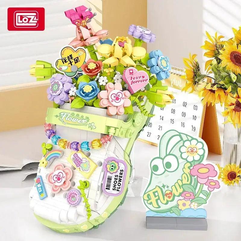  Bright Building Block 2in Flower Ornaments Toyland EU -  ToylandEU™