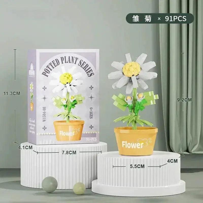  Bright Building Block Kit Flower Bouquet 3D Toyland EU -  ToylandEU™