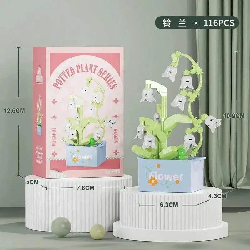  Bright Building Block Kit Flower Bouquet 3D Toyland EU -  ToylandEU™