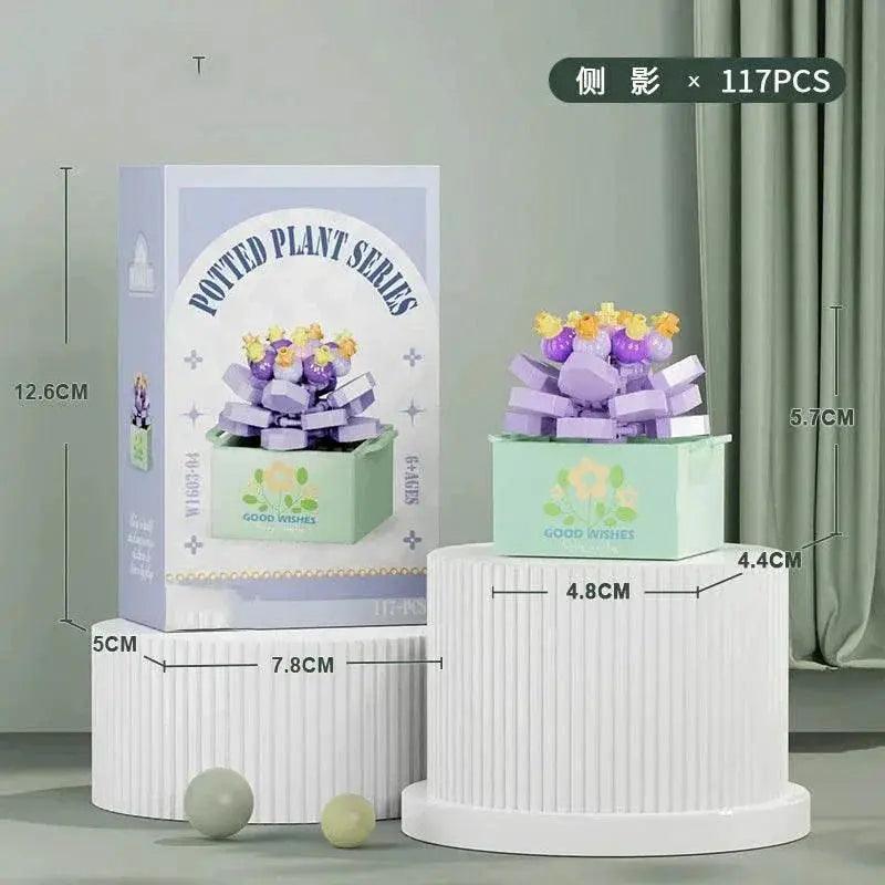  Bright Building Block Kit Flower Bouquet 3D Toyland EU -  ToylandEU™