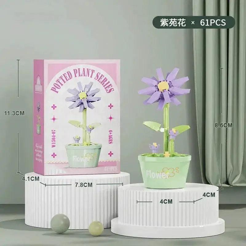  Bright Building Block Kit Flower Bouquet 3D Toyland EU -  ToylandEU™
