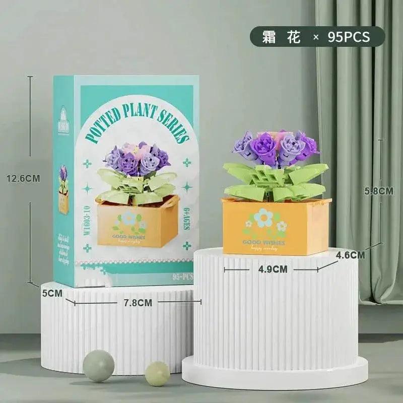  Bright Building Block Kit Flower Bouquet 3D Toyland EU -  ToylandEU™