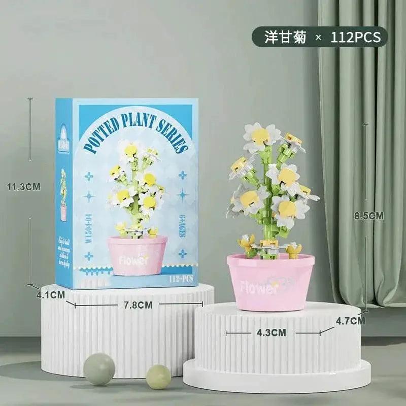  Bright Building Block Kit Flower Bouquet 3D Toyland EU -  ToylandEU™