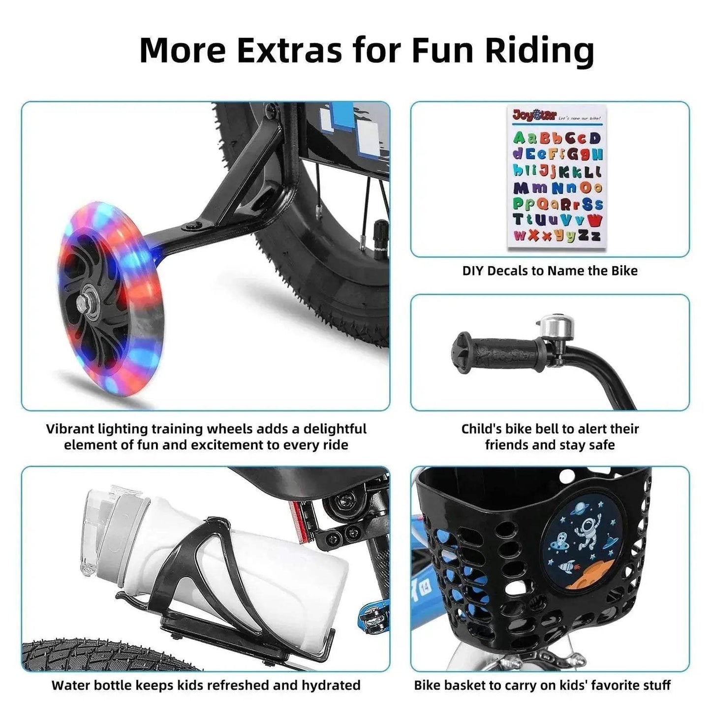  Bright Kids Bike Light Up Training Wheels Toyland EU -  ToylandEU™