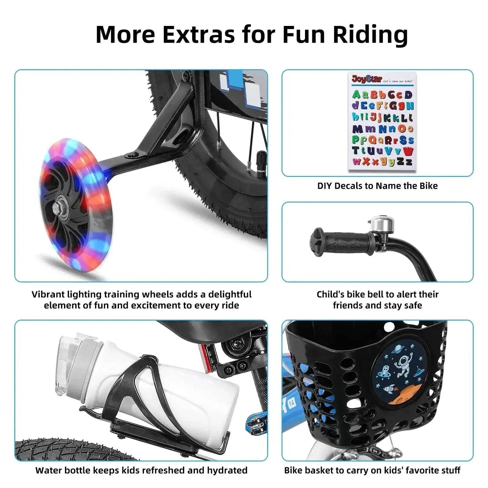  Bright Kids Bike Light Up Training Wheels Toyland EU -  ToylandEU™