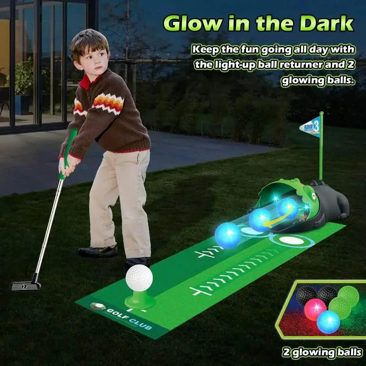  Bright Kids Golf Club Set LED Ball Returner Toyland EU -  ToylandEU™