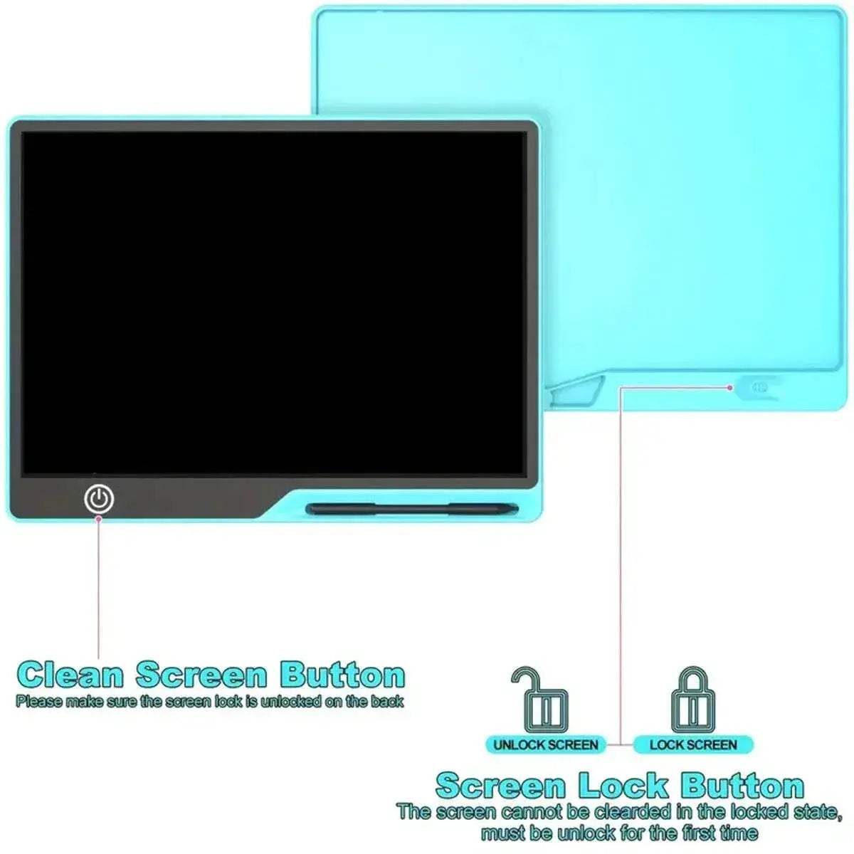  Bright LCD Writing Tablet 16in Drawing Board Toyland EU -  ToylandEU™