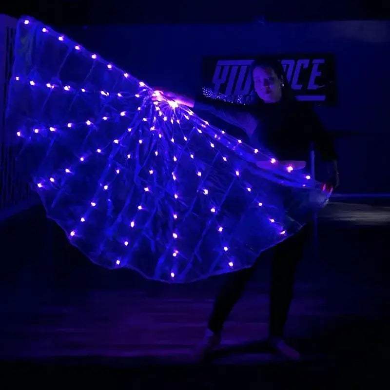 Bright LED Belly Dance Flag 180x90cm For Stage Worship - ToylandEU