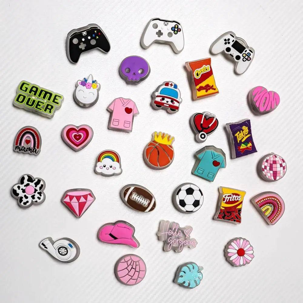  Bright LED Rainbow Flower Shoe Charms 1Pc Toyland EU -  ToylandEU™