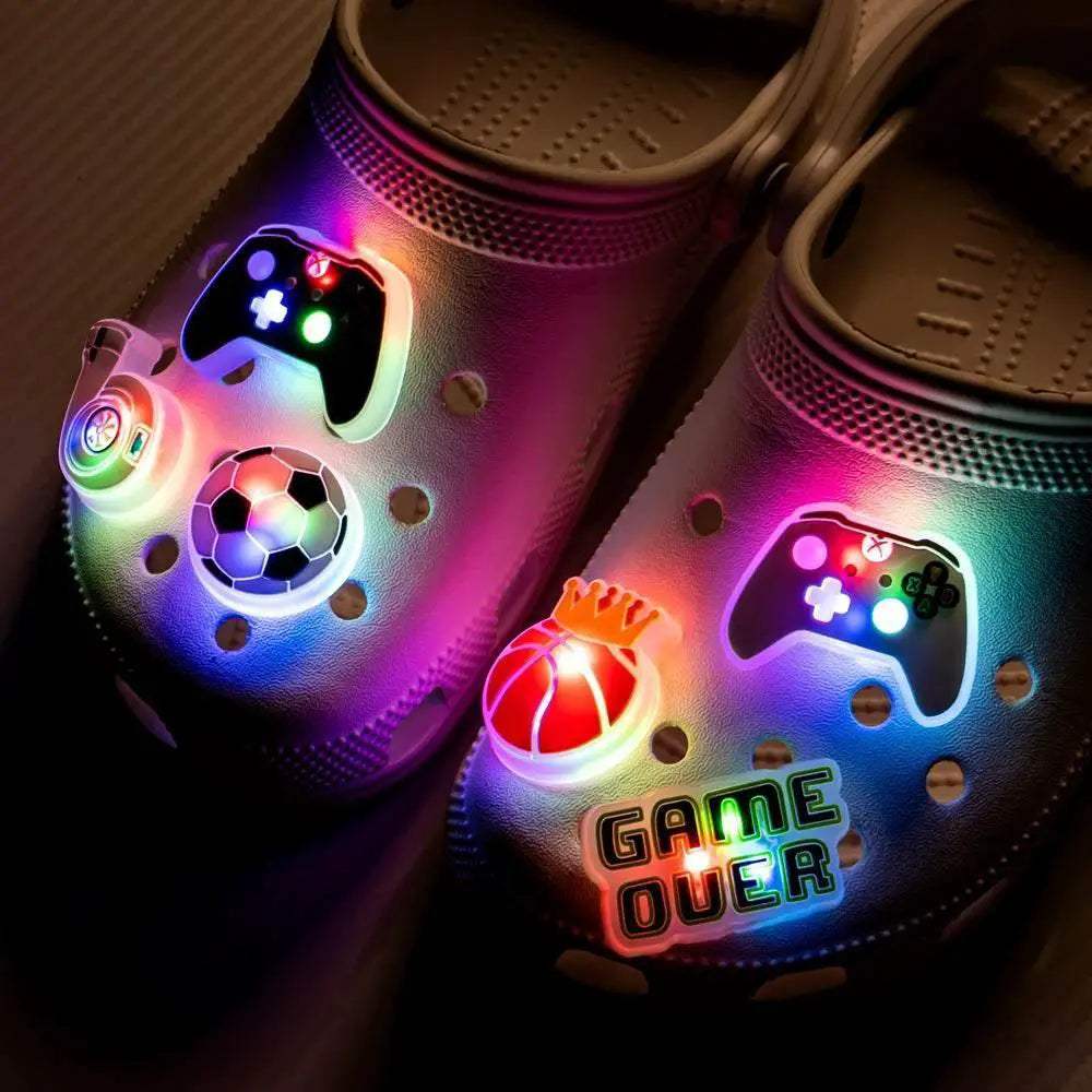  Bright LED Rainbow Flower Shoe Charms 1Pc Toyland EU -  ToylandEU™